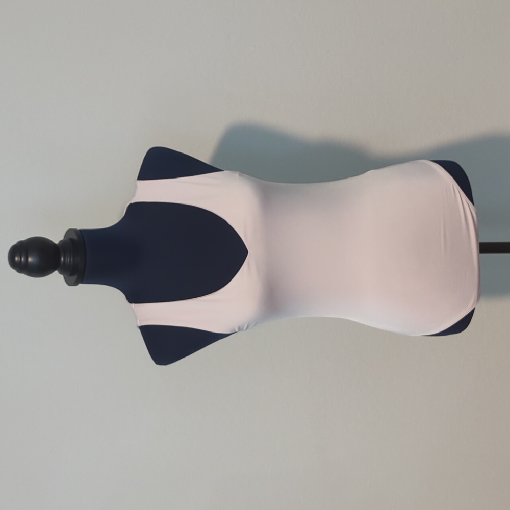 Cream express body contour suit